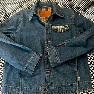 Burberry Denim Jacket size Large